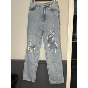 Pacsun 90s Boyfriend‎ Jeans Size 30 Ripped Distressed Light Wash Denim